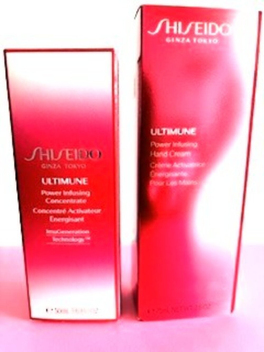 Shiseido Ultimune Power Infusing Serum, 50 ml and Ultimune Hand Cream, 75 ml